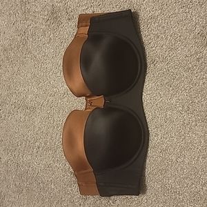Savage X Fenty Strapless Bras - Brown and Black - Size 36B